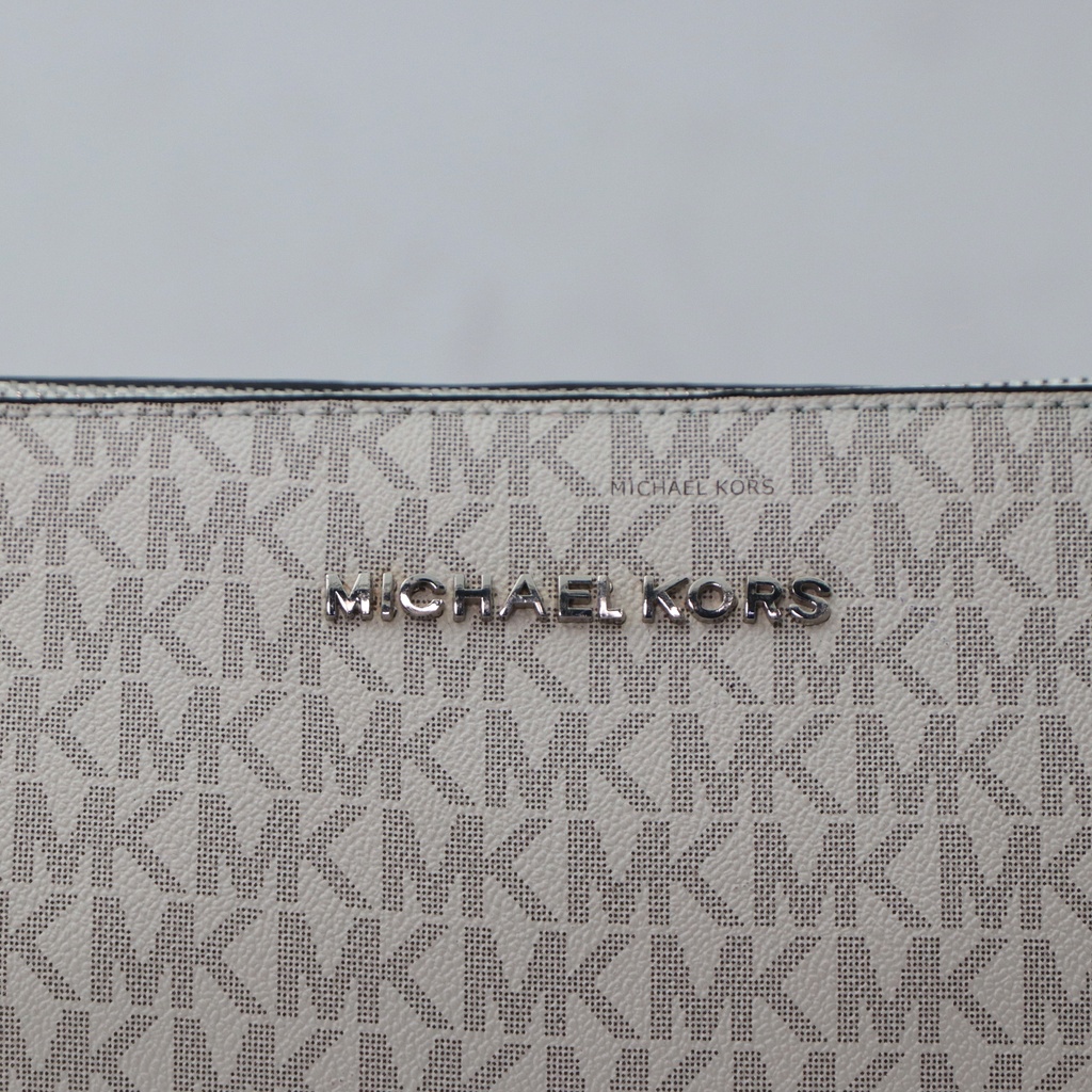 Michael Kors Gunmetal TT Jet set Chain Shoulder Geniune Leather Copy Oksouq